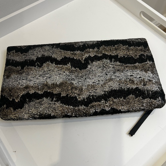 Stella & Dot metallic woven clutch bag - new / ex sample RRP £75 - Picture 4 of 7